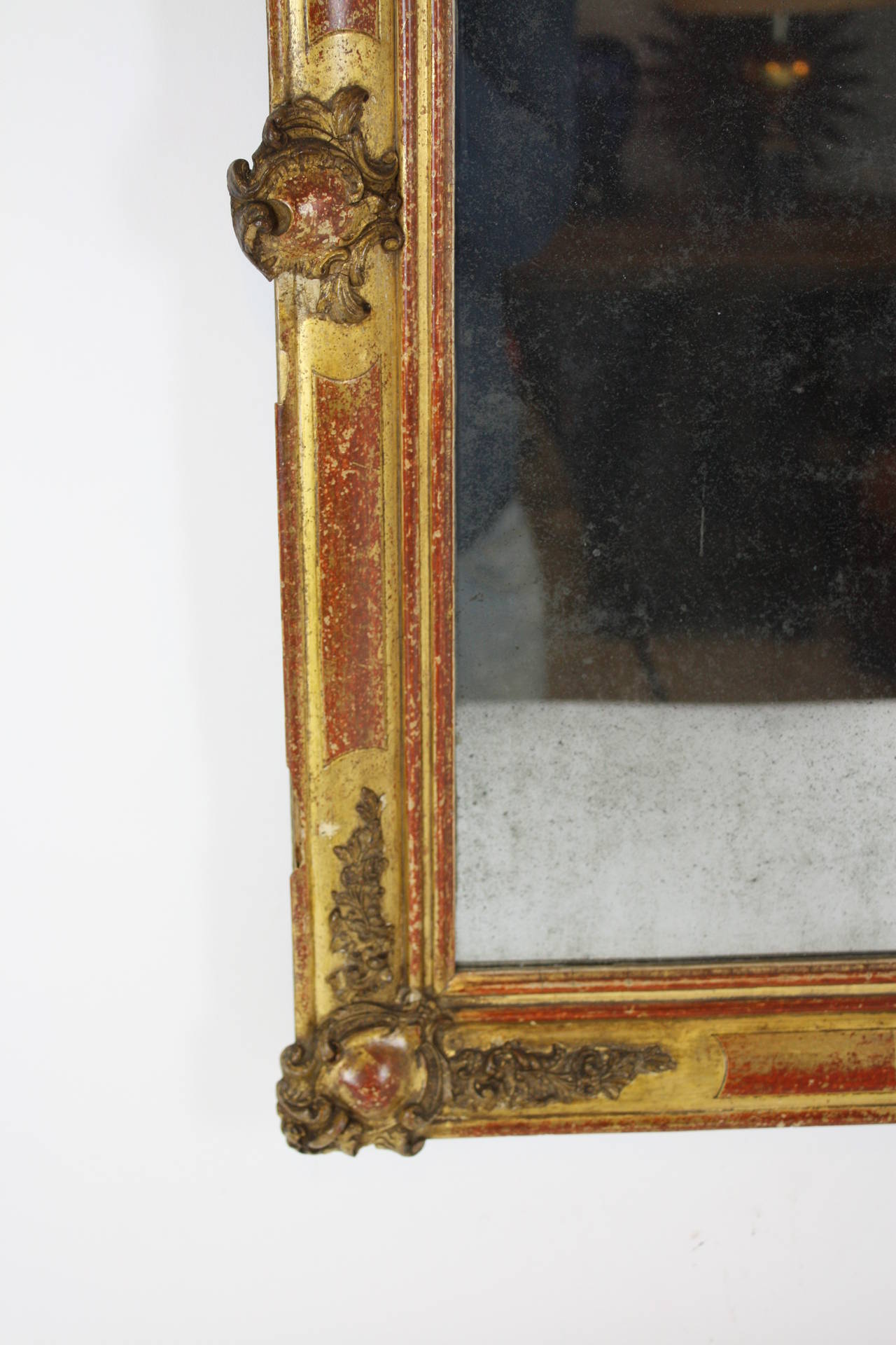 Antique French Restauration Period mirror 3