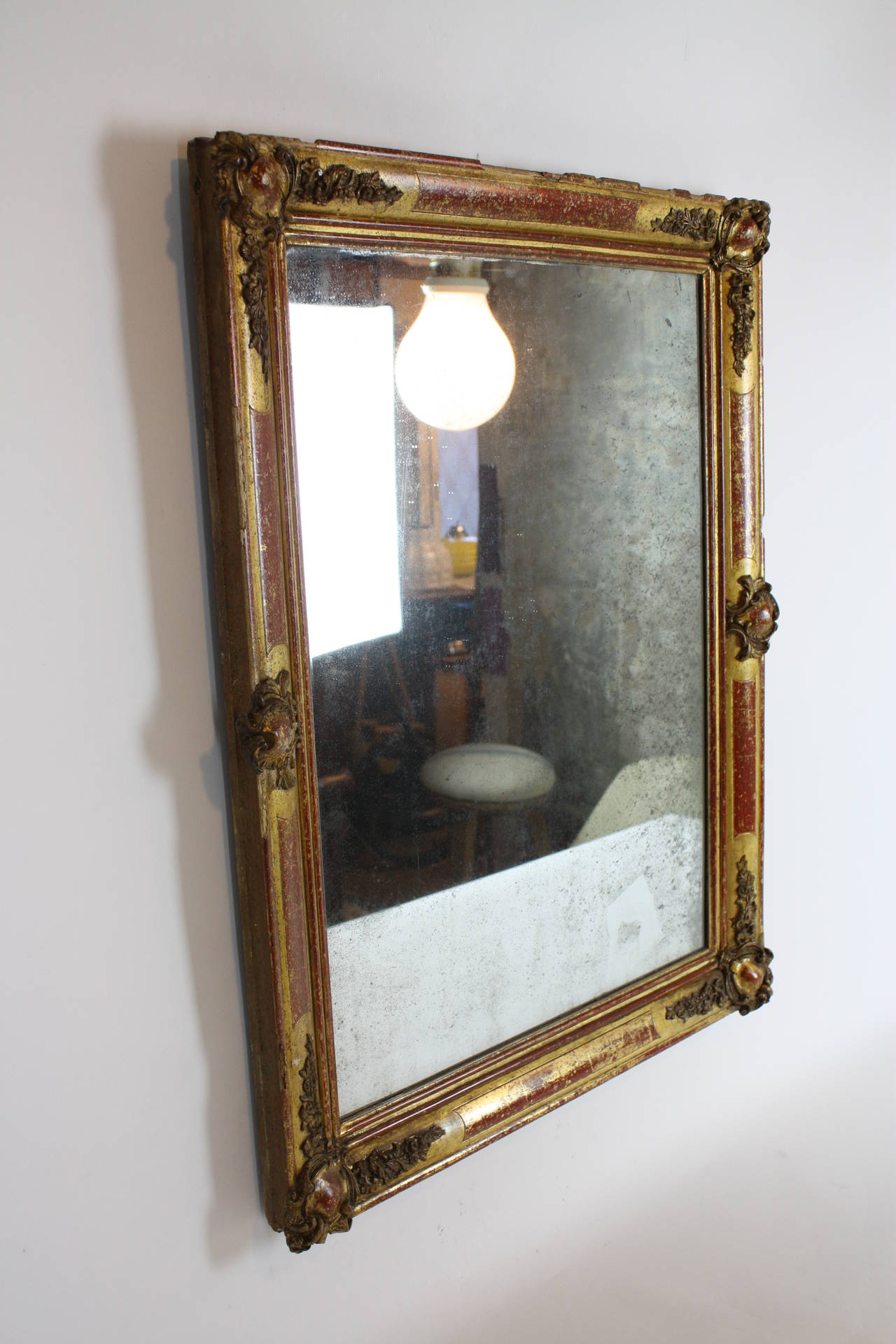 Early 19th Century Antique French Restauration Period mirror