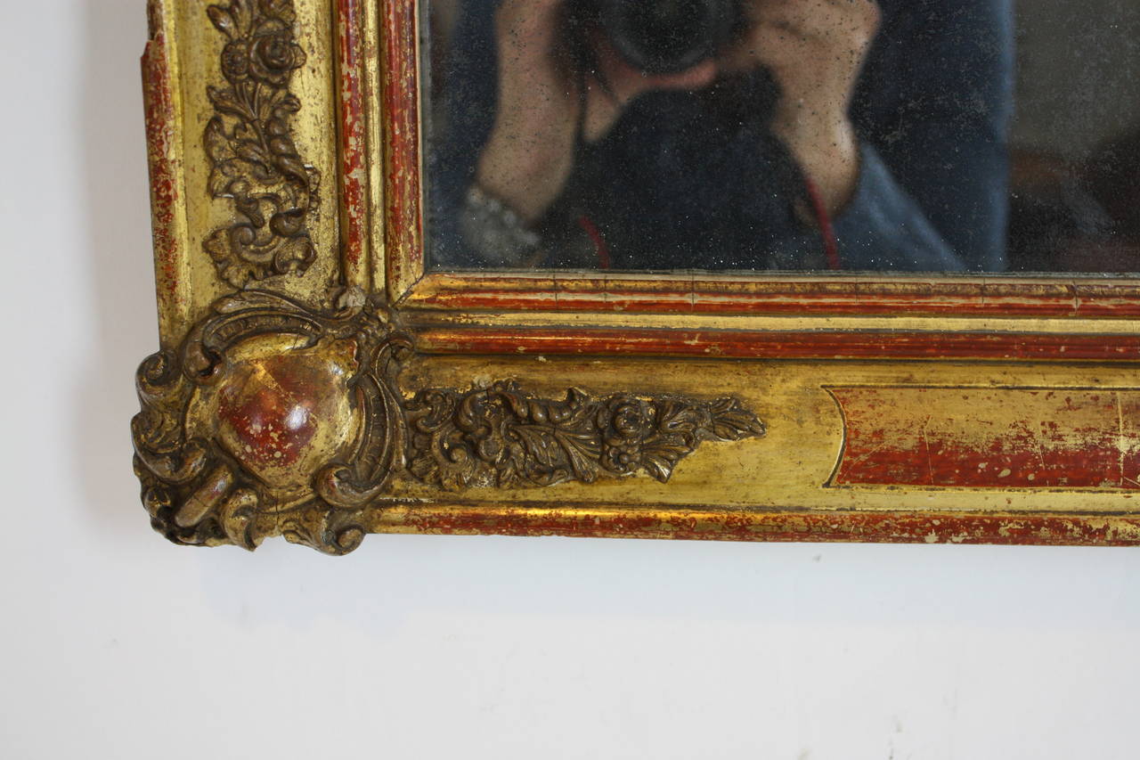 Antique French Restauration Period mirror In Good Condition In Barcelona, ES