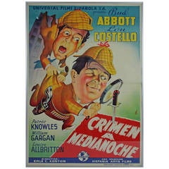 "Who done it?" Original Spanish Film Poster, circa 1944 5