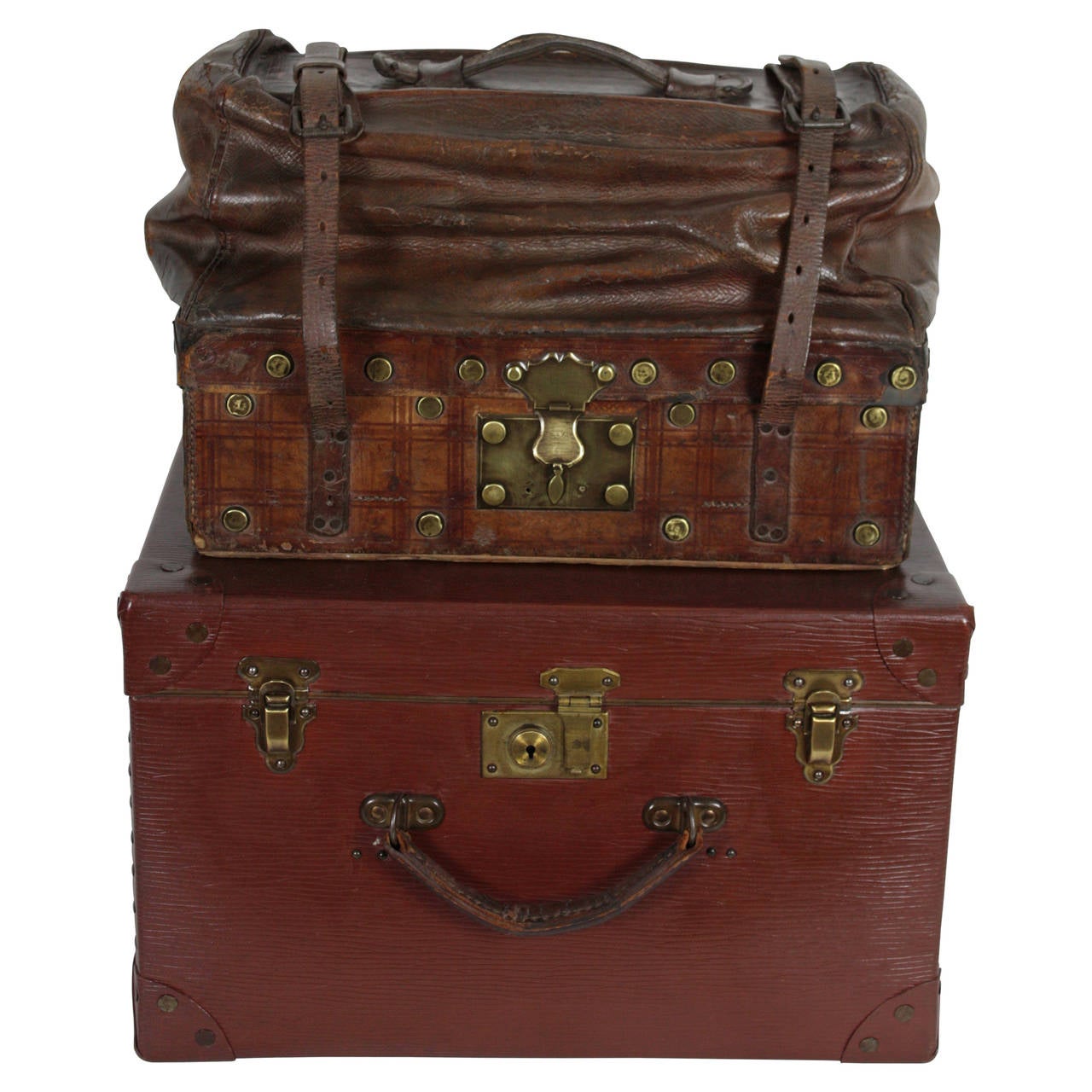 Early 20th Century Hardcase Hat Box at 1stdibs