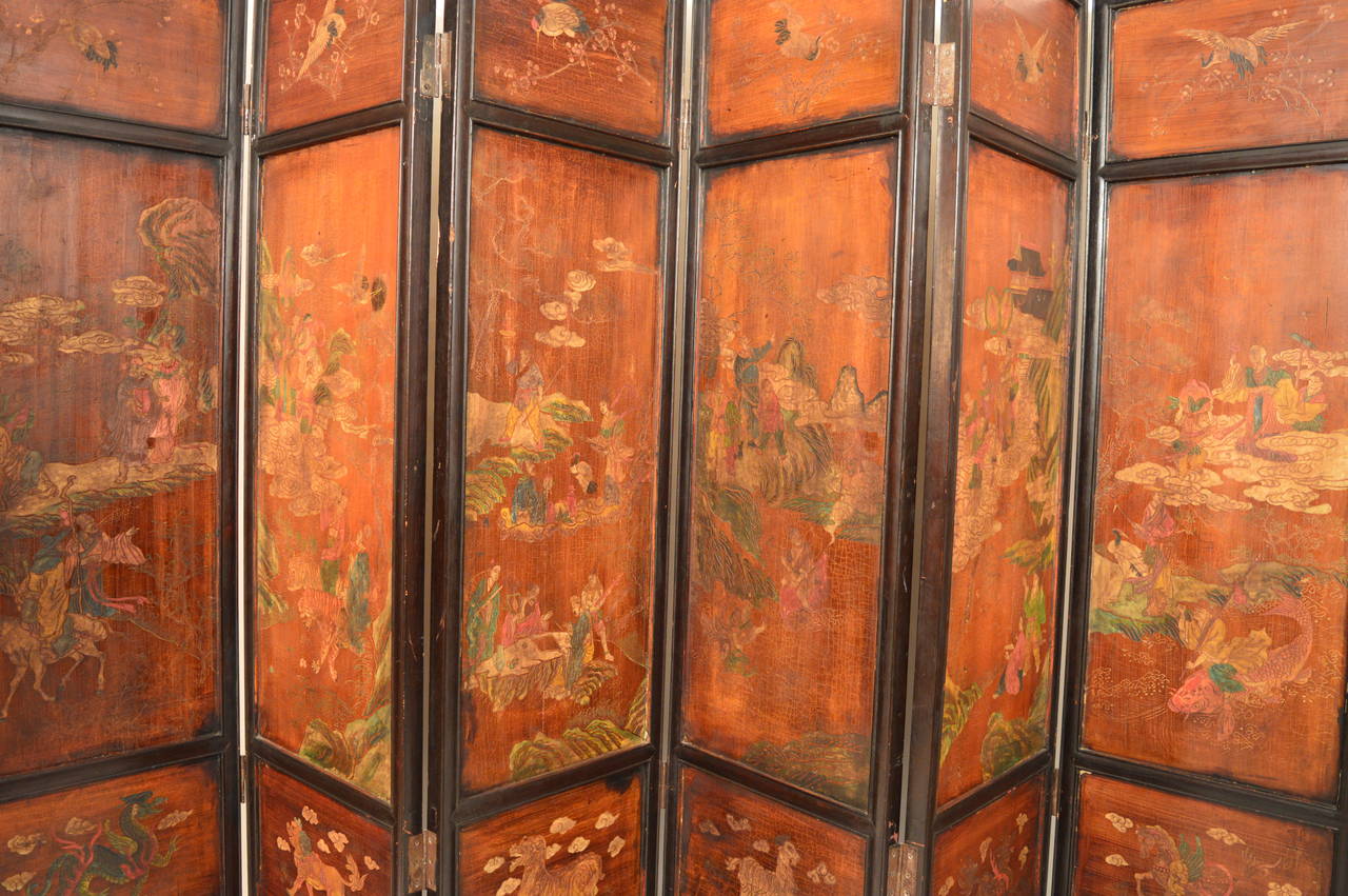 chinese folding screen history