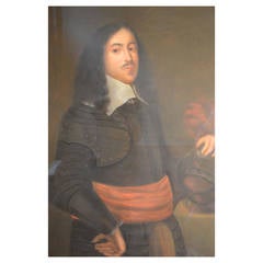 18th Century French Portrait of a Nobleman In The Original Frame 4