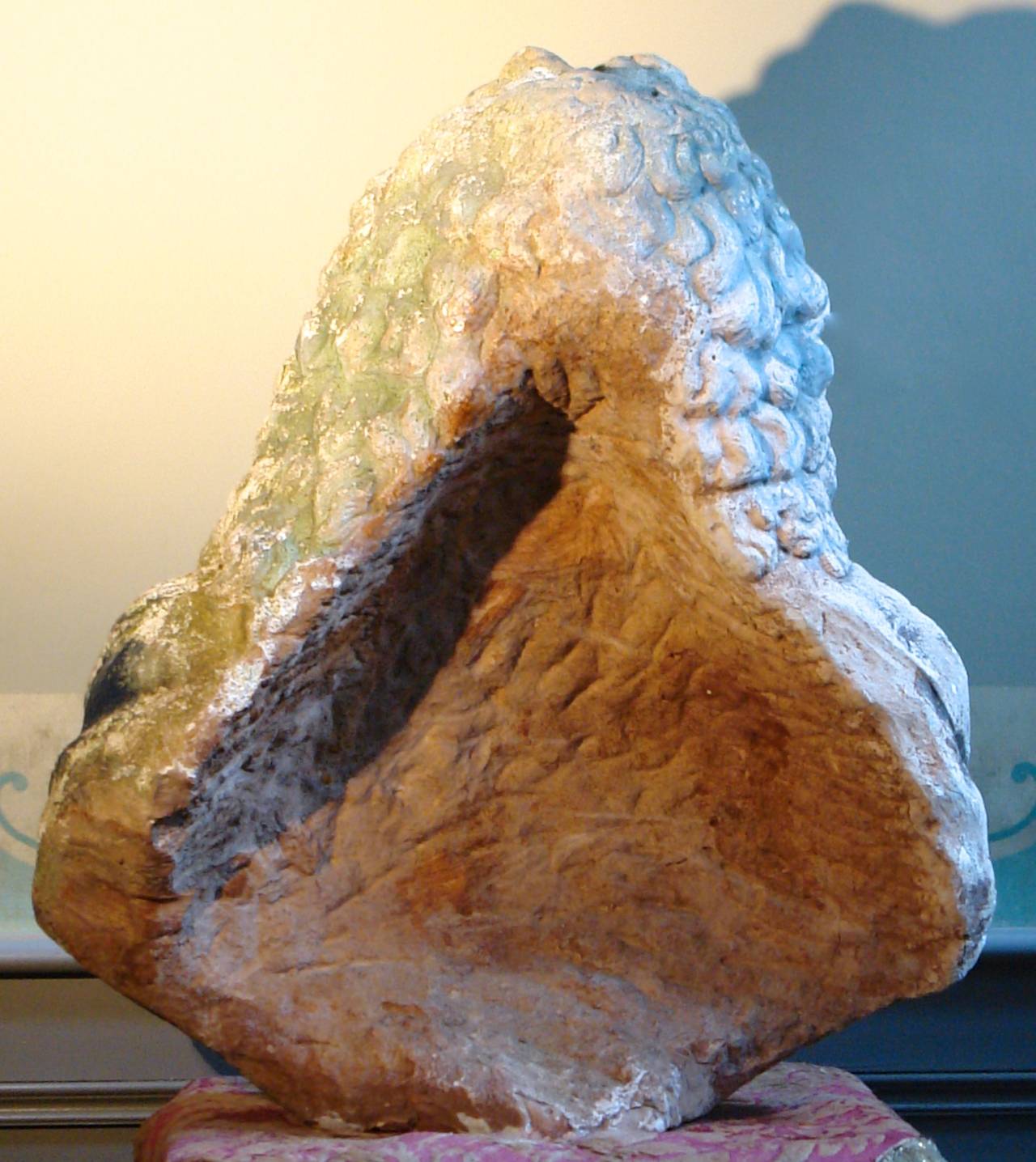 19th Century French Plaster Bust