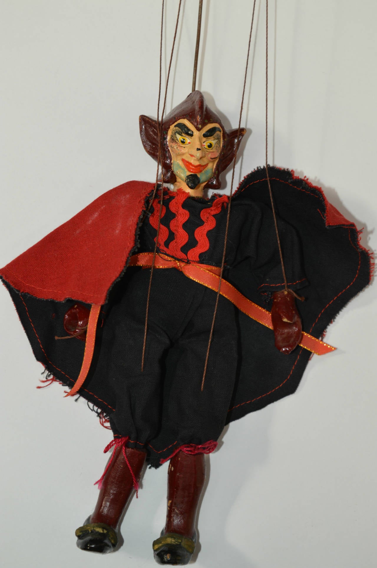 Devil Marionette by the Master Puppet Maker of Prague, Milos Kasal, 1940s 2