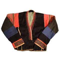Early 20th Century Miao Embroidered Children's Jacket and Skirt