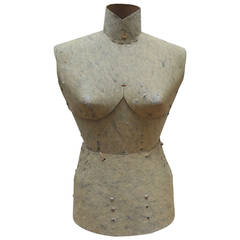1950s French Cardboard Dress Makers Mannequin 5