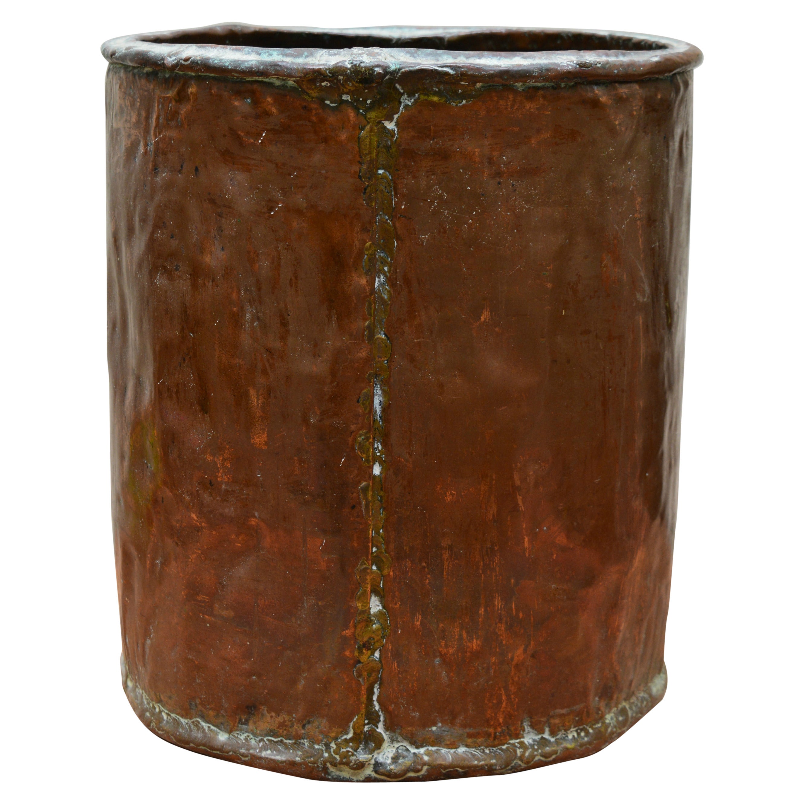 Mid-19th Century Belgian Copper Bin