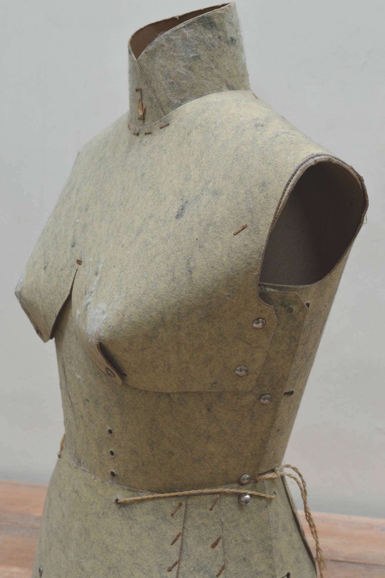 1950s French Cardboard Dress Makers Mannequin