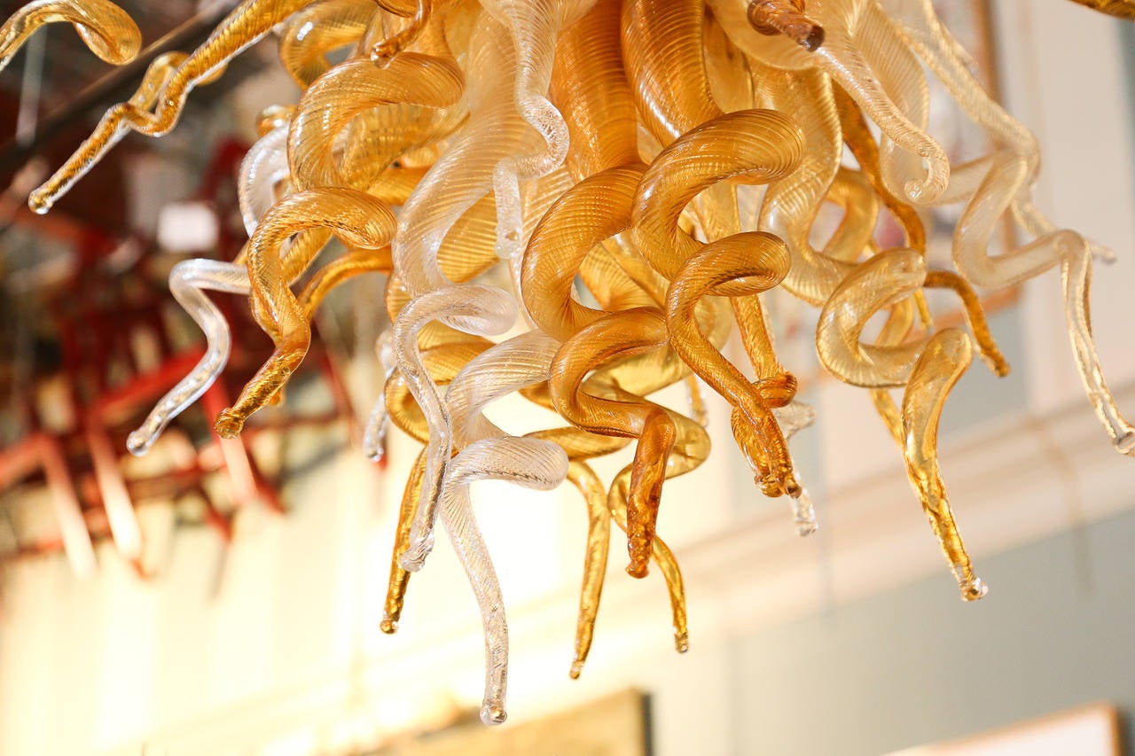 chihuly style chandeliers