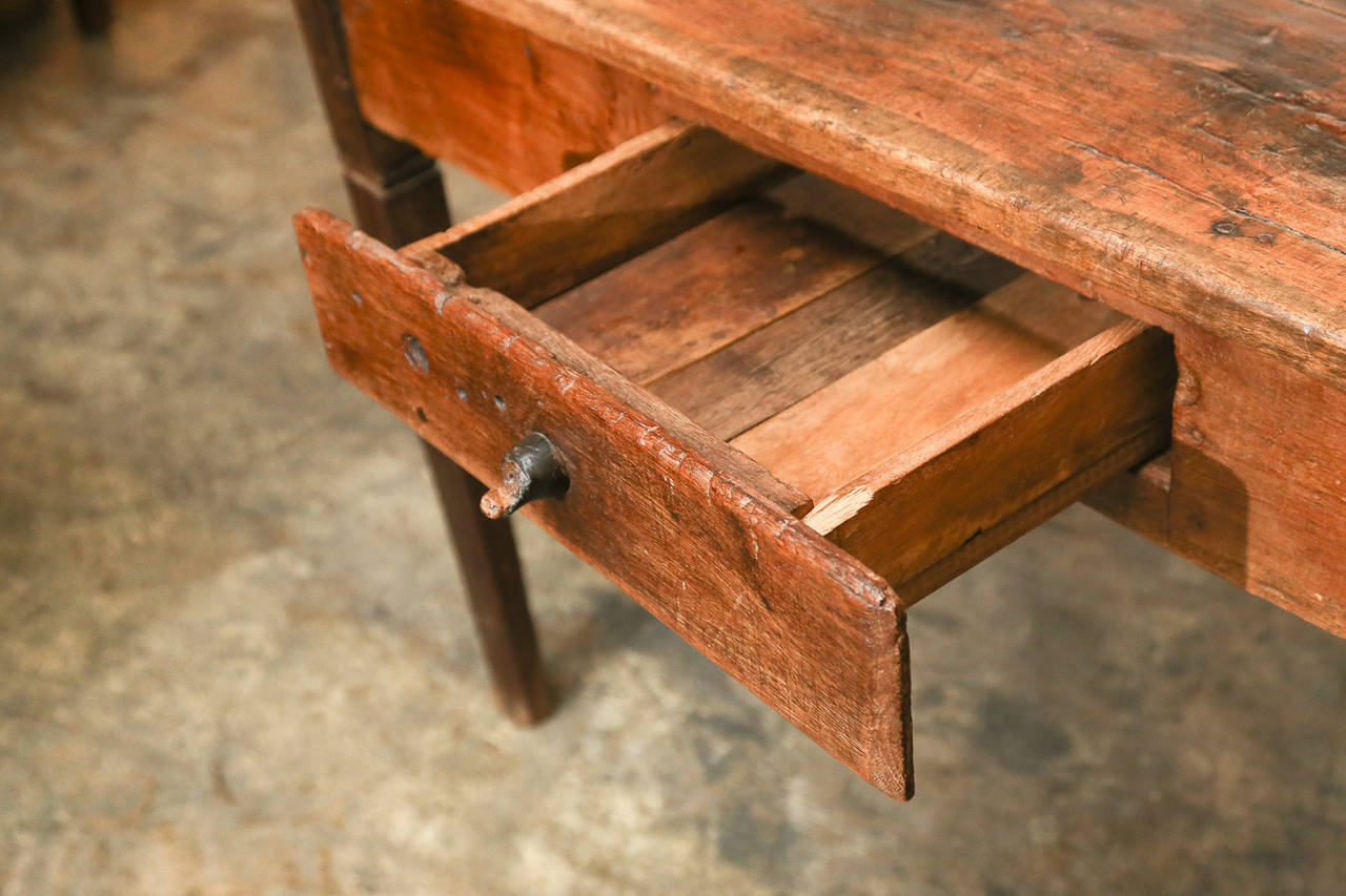 Country Farmhouse Worktable For Sale