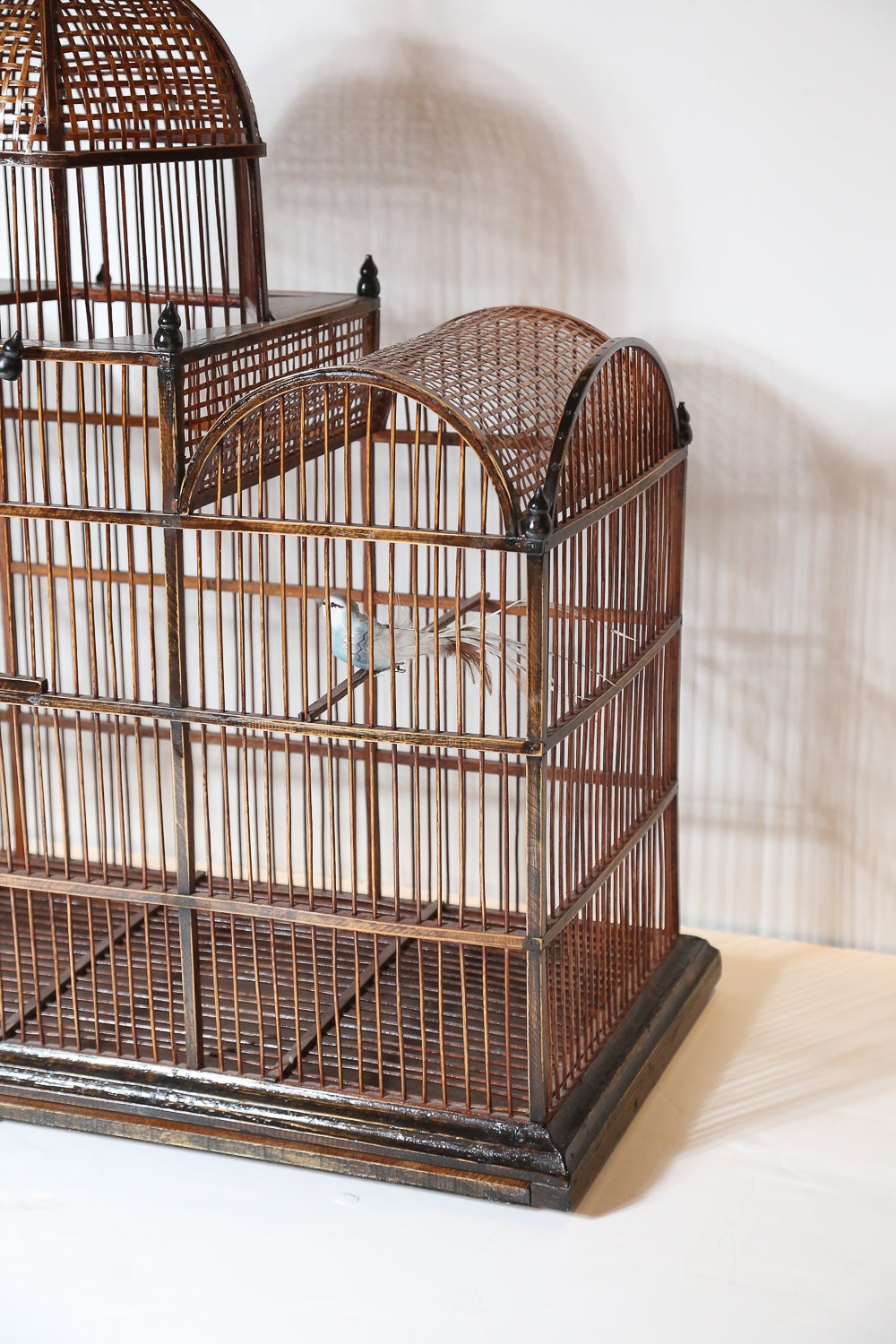 Chinese Vintage Wooden Birdcage
