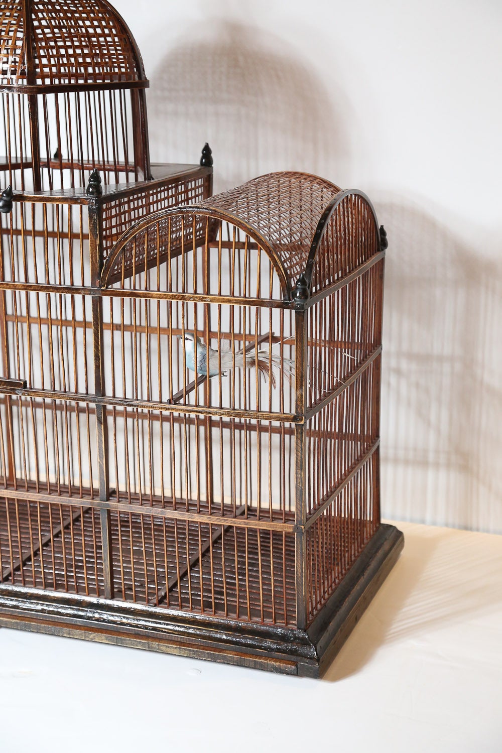 Chinese Vintage Wooden Birdcage