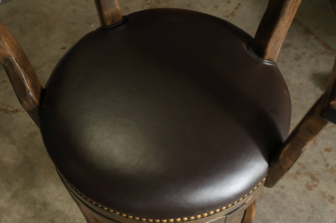Country Pair of Swivel Barstools