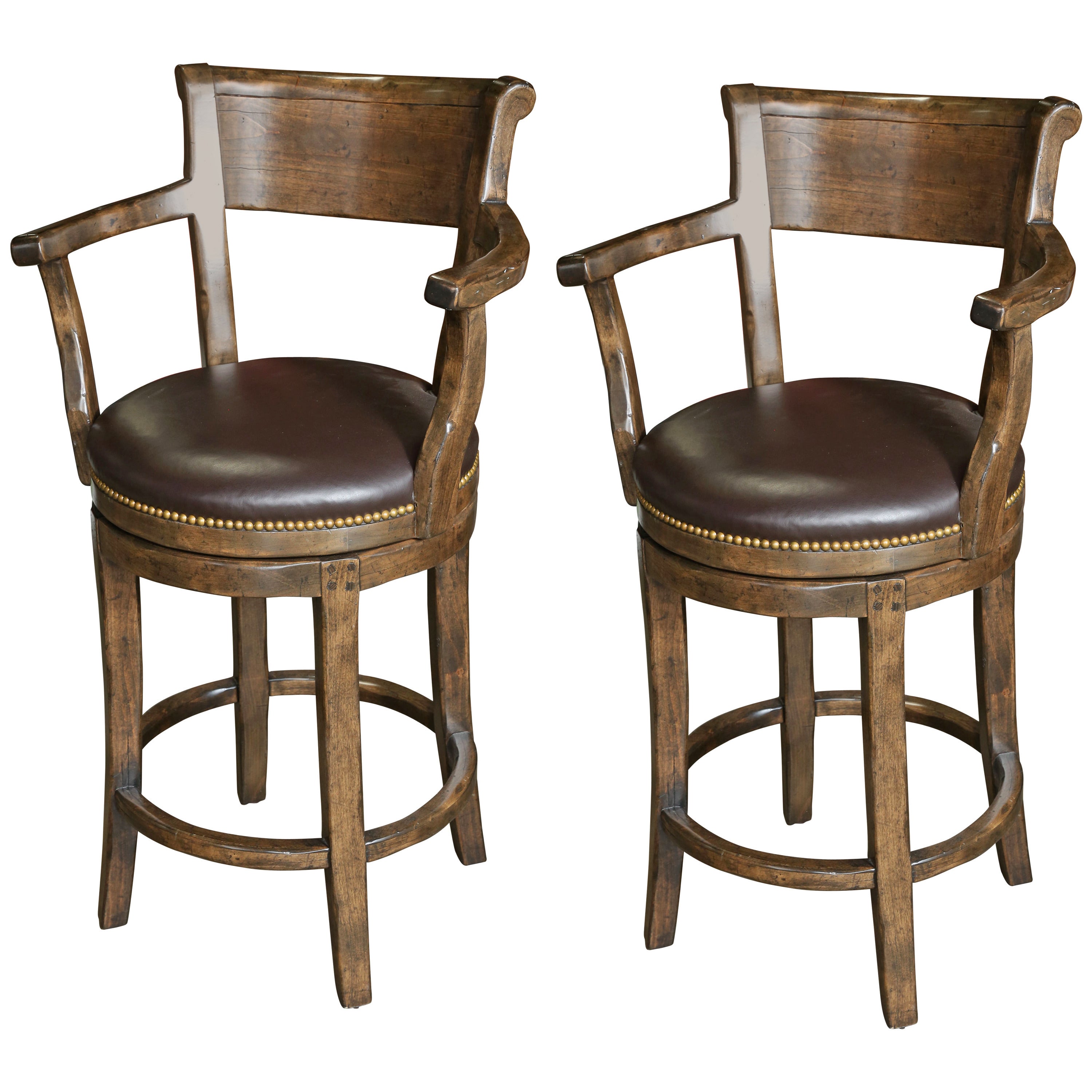 Pair of Swivel Barstools