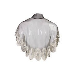 Vintage 1930's Sequined Net Capelet