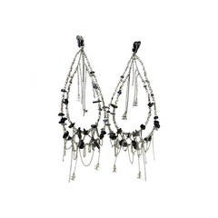 Chanel 14A Current Runway Fringe Dallas Collection Earrings