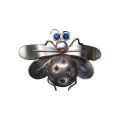Christian Dior XLarge Vintage Bug Brooch