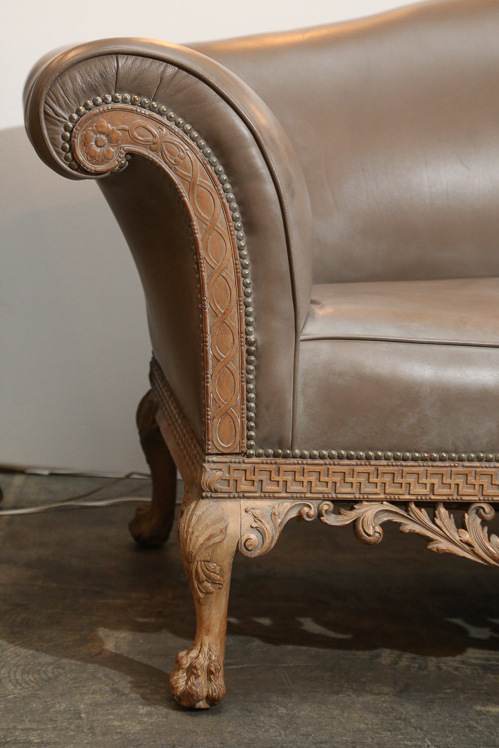 British George II-Style Irish Chippendale Sofa