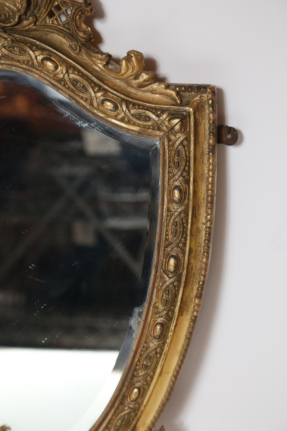 British Pair of 18th Century Georgian Gilt Mirrors/Girandoles For Sale