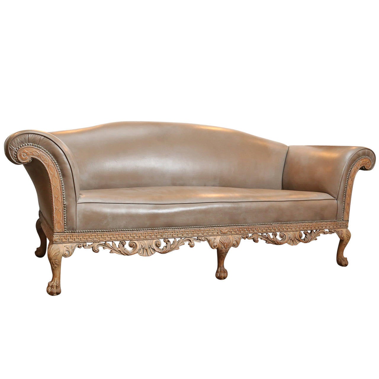 IIStyle Irish Chippendale Sofa at 1stDibs