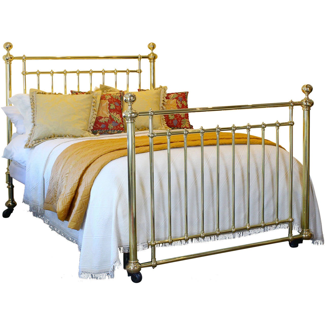 Elegant AllBrass Bedstead at 1stdibs