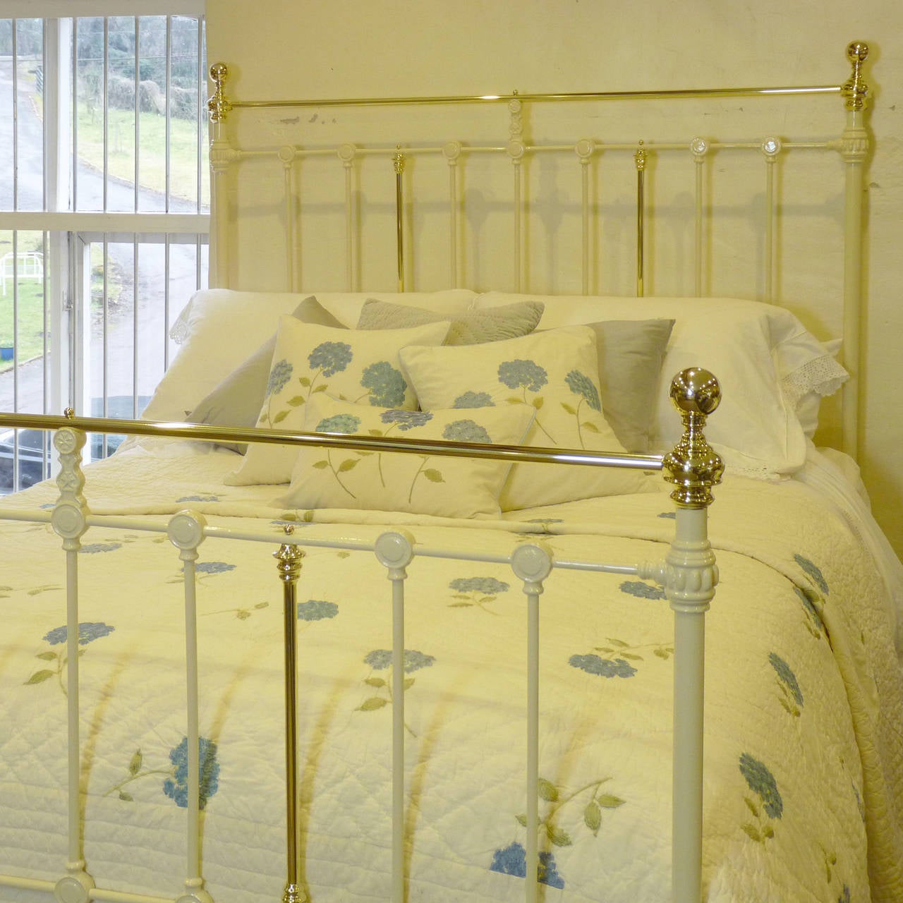 Victorian Brass and Iron Bed 2