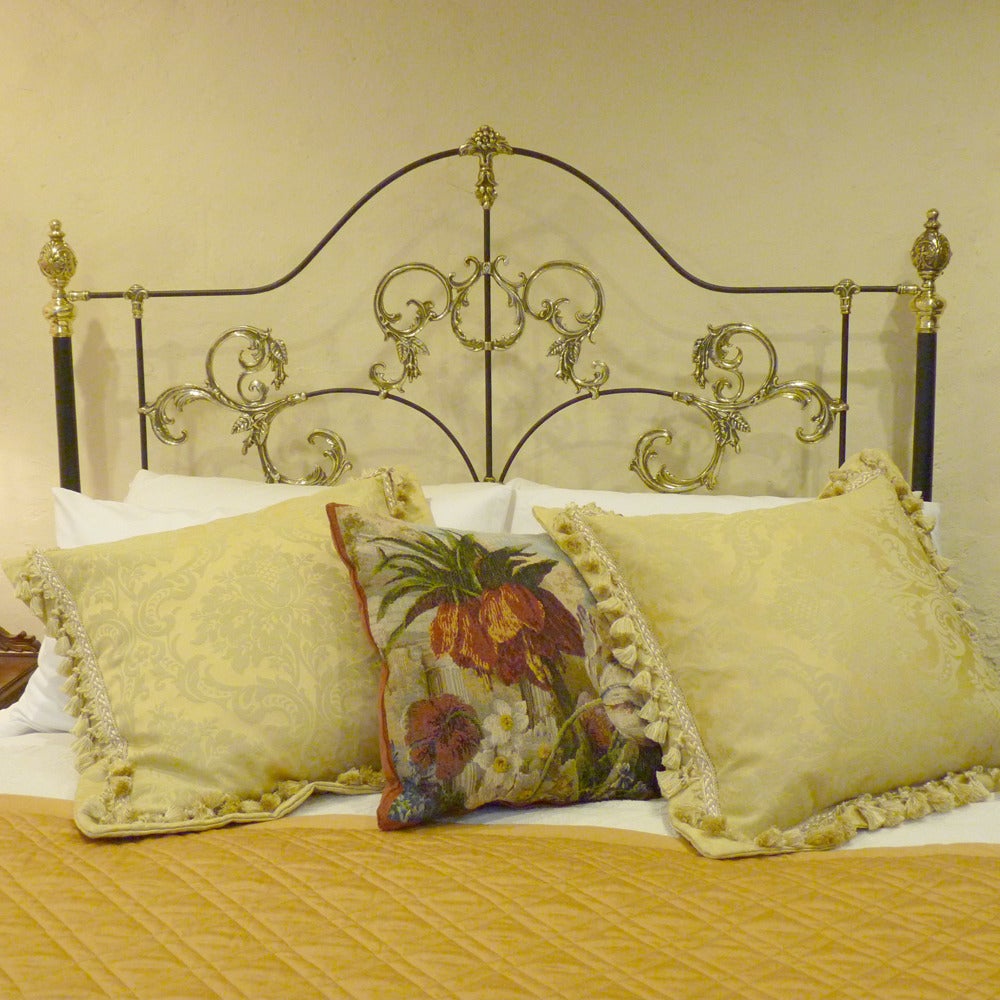 Cast Brass and Iron Bed 4