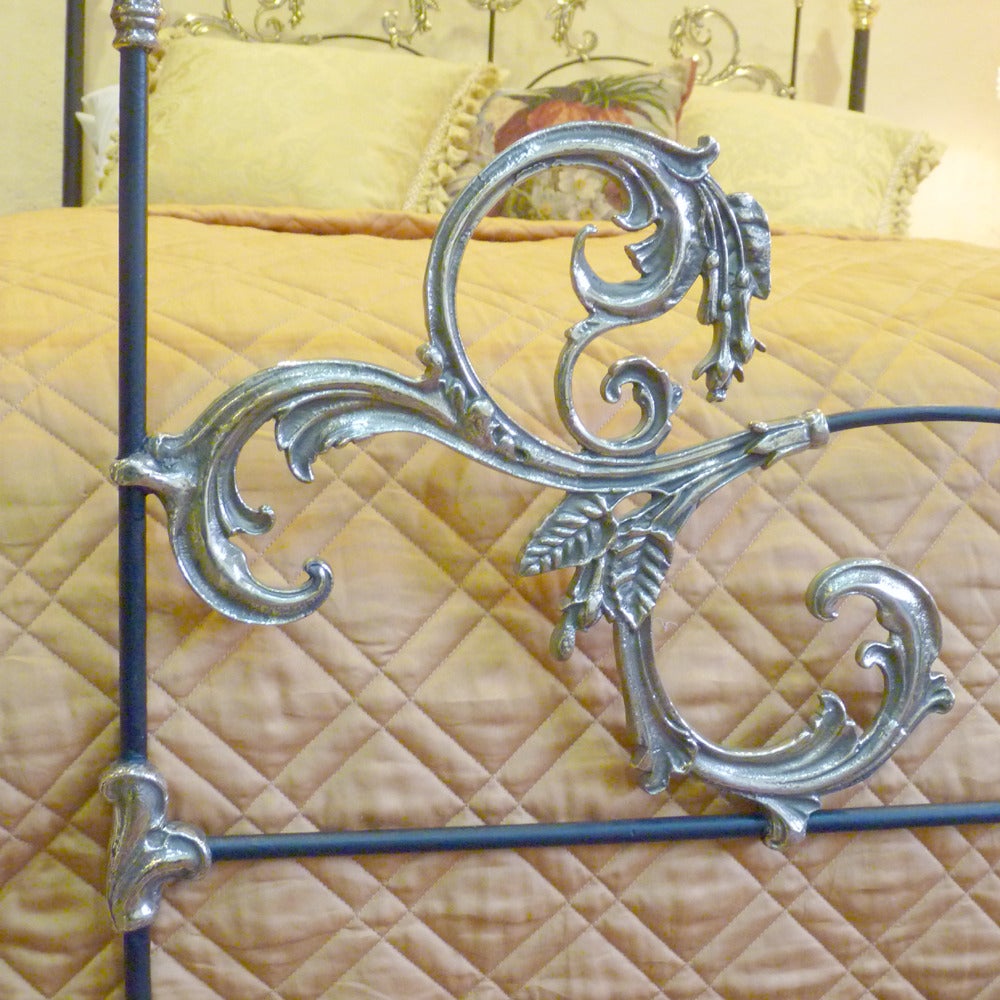 Cast Brass and Iron Bed In Excellent Condition In Wrexham, GB