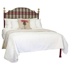 Tartan Covered Platform Bed 1
