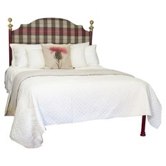 Vintage Tartan Covered Platform Bed