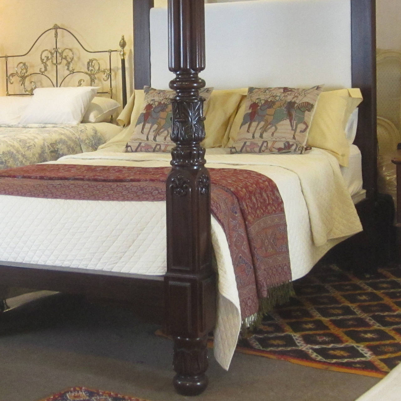 Victorian Mahogany Four-Poster Bed - W4P3