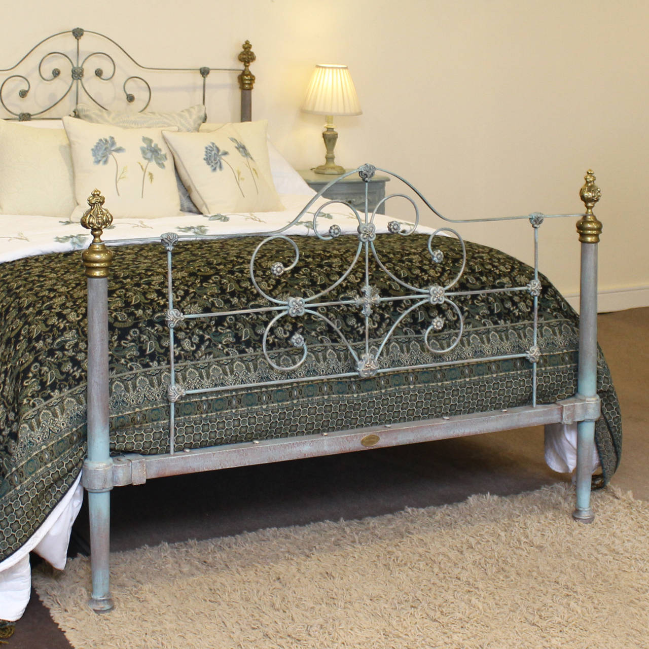 MidVictorian Cast Iron Bed at 1stdibs