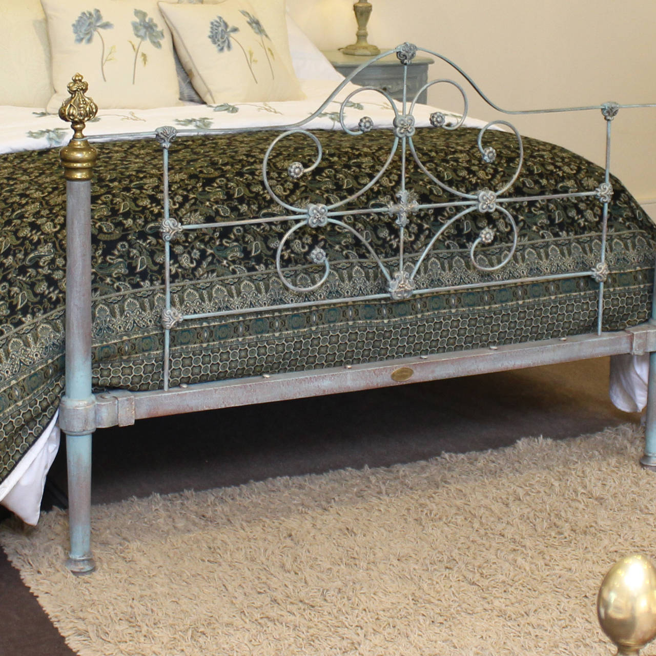 MidVictorian Cast Iron Bed at 1stDibs