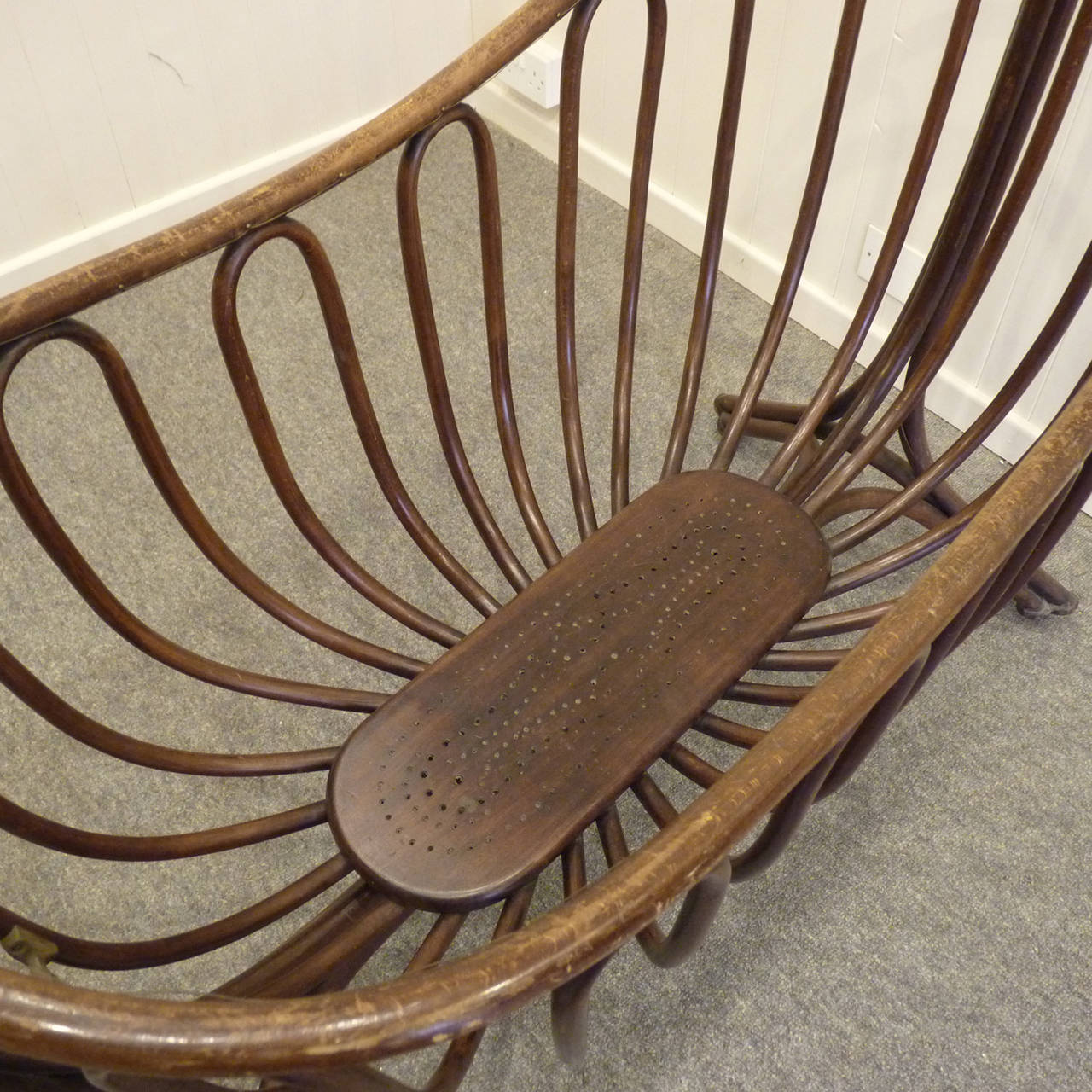 antique bentwood cradle