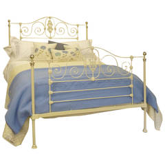 Superb Mid-Victorian Cast Iron Bed