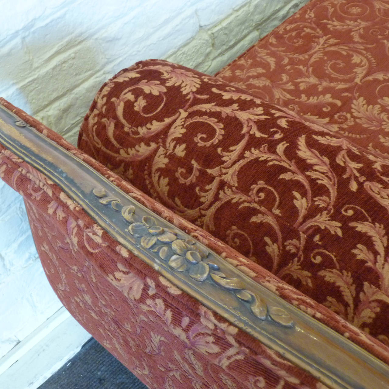 Upholstery Upholstered Louis XV Style Day Bed