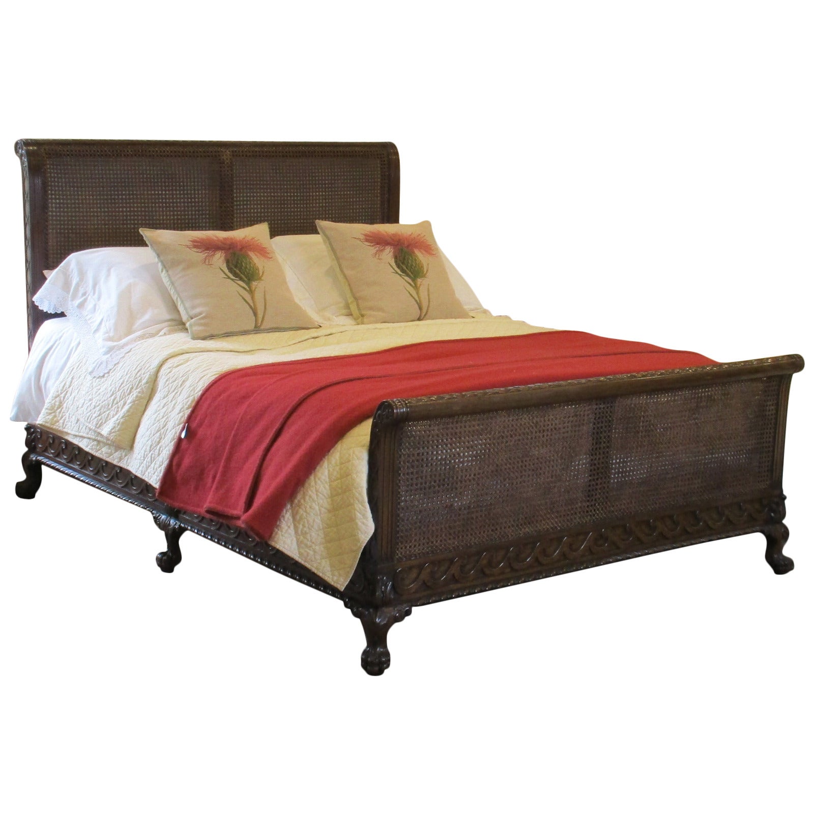 Rattan Wide Bed