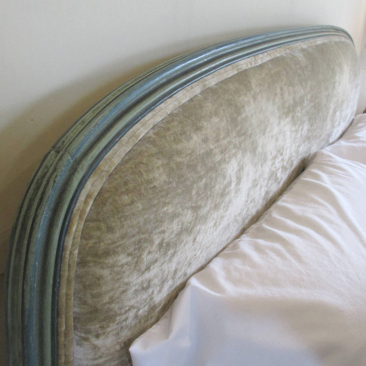 20th Century Painted and Upholstered Bedstead – WK46