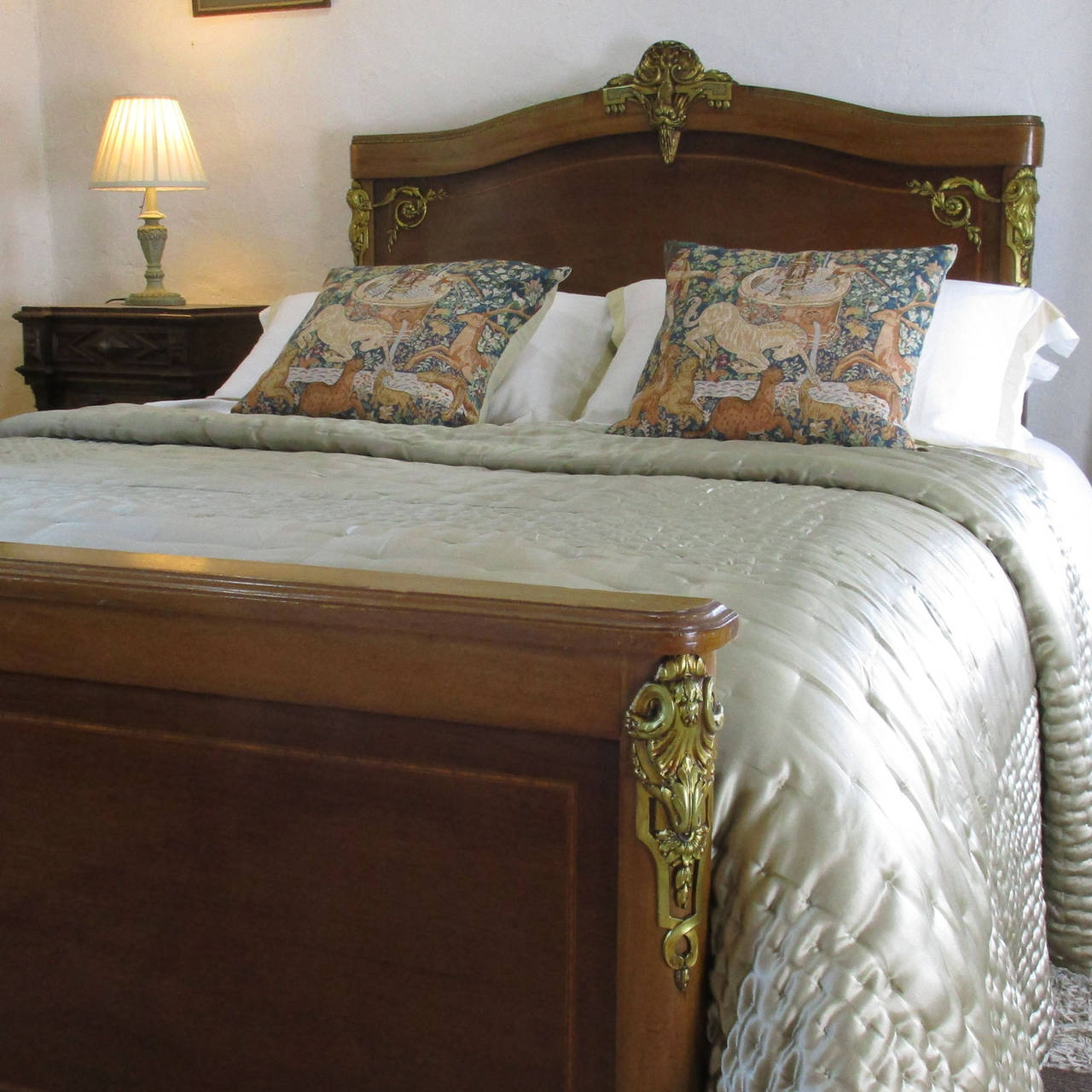 Mahogany Empire Style Bed - WK50