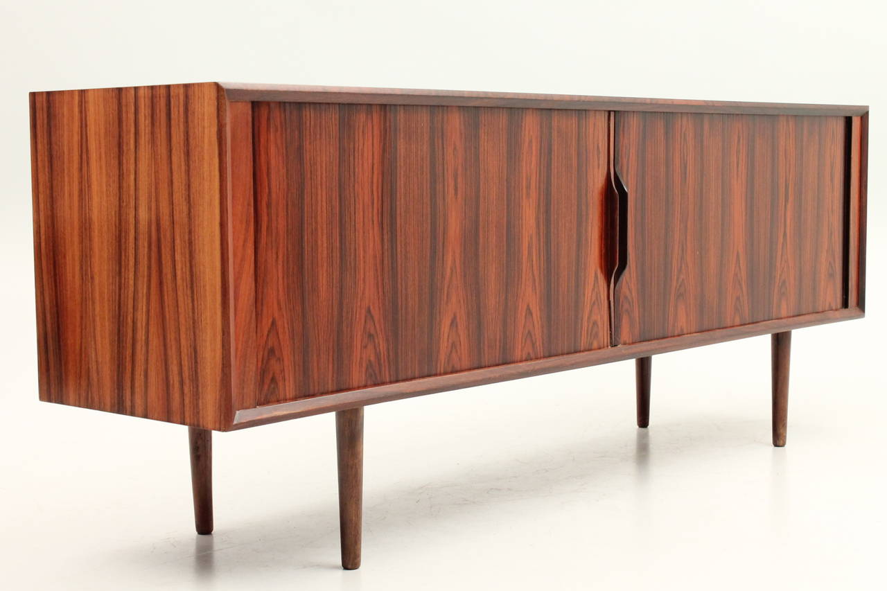 Mid-20th Century Danish, Mid Century Modern, Rosewood Ib Kofod-Larsen Credenza / Sideboard For Sale