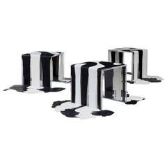 Poured Resin Side Tables in the Manner of Lynda Benglis
