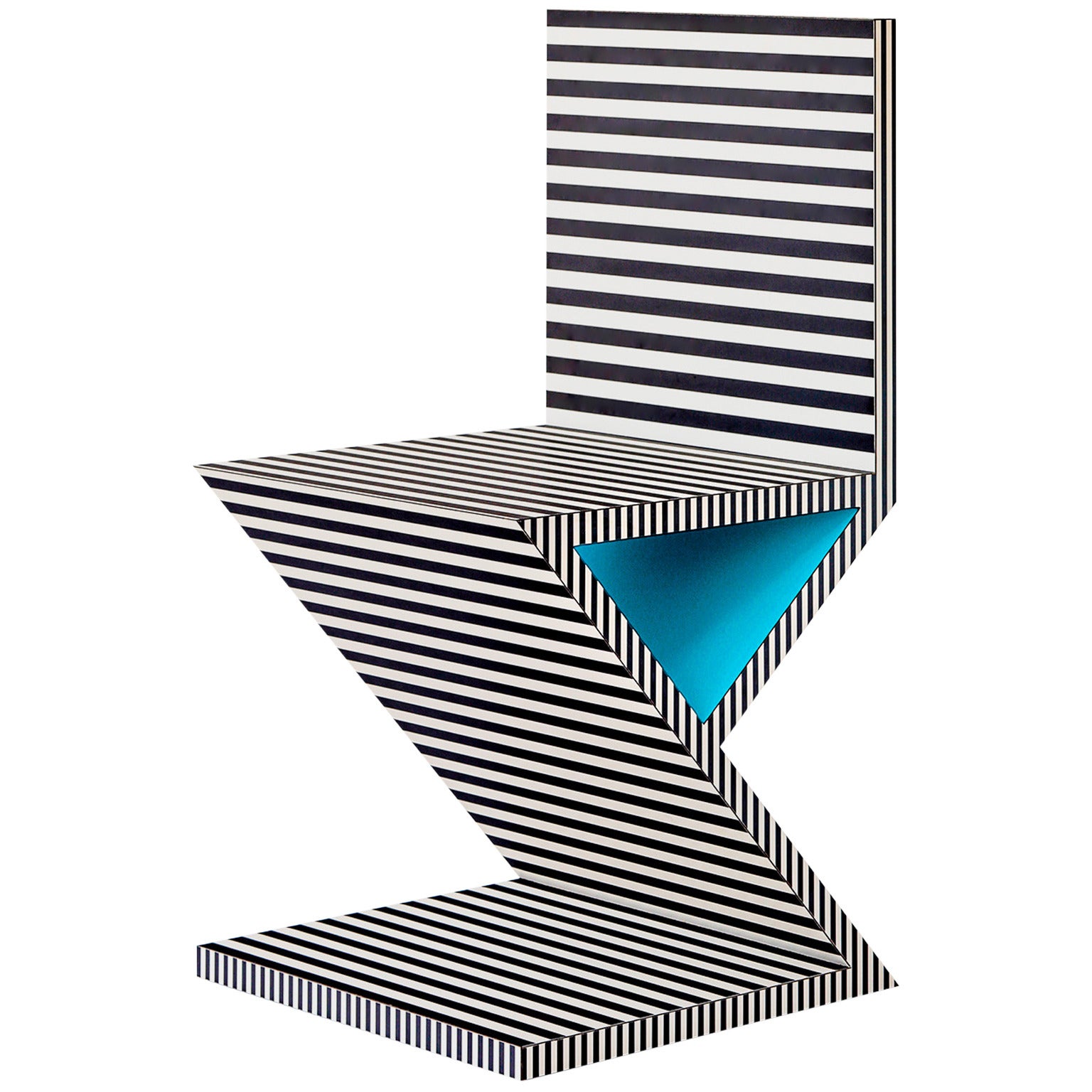 Memphis Inspired Chair, Neo Laminati Collection