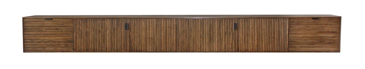Americano Consolle a muro con tamburo in Oak in vendita