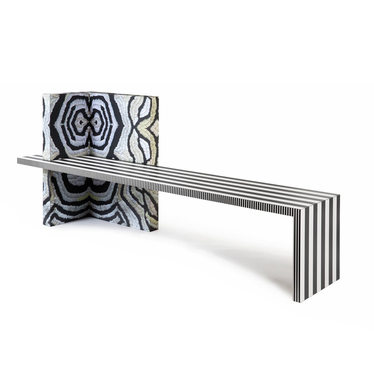 Memphis Inspired Bench Neo Laminati Collection 2