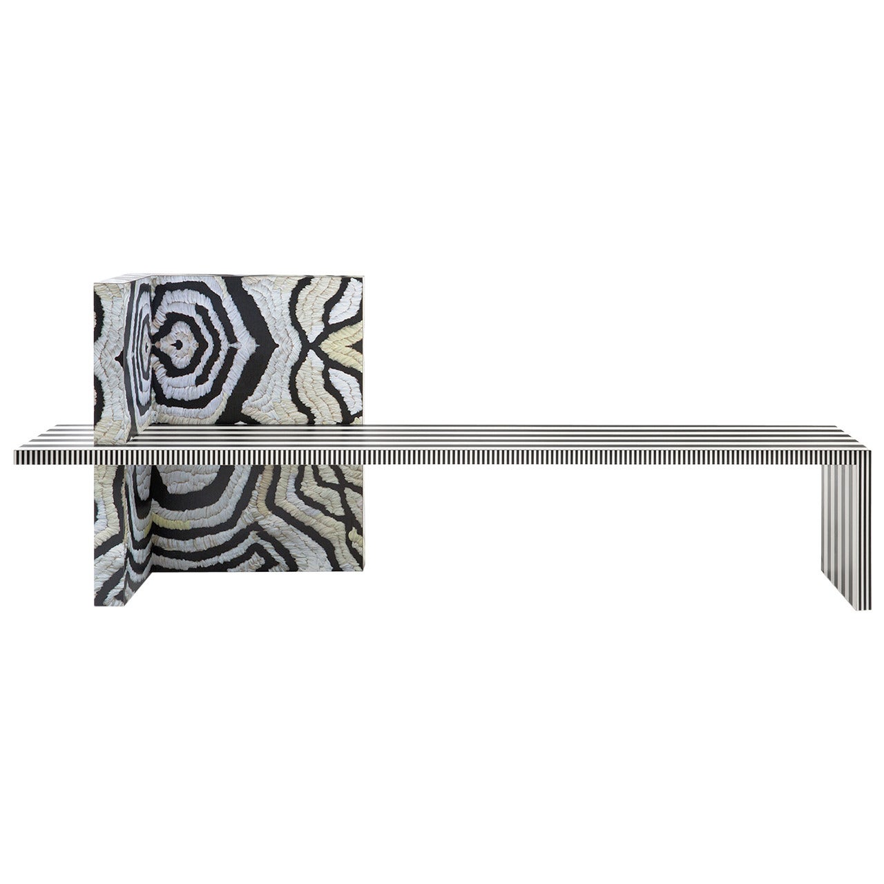 Memphis Inspired Bench Neo Laminati Collection