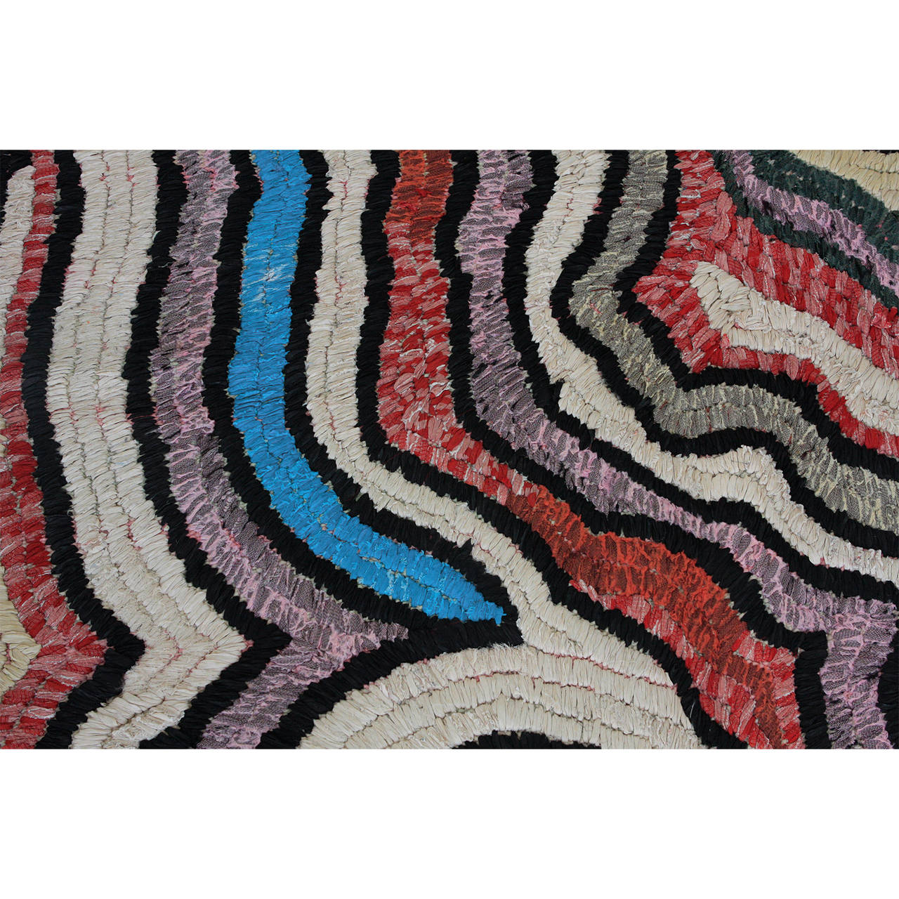 Moroccan Tribal Rag Rug For Sale at 1stDibs