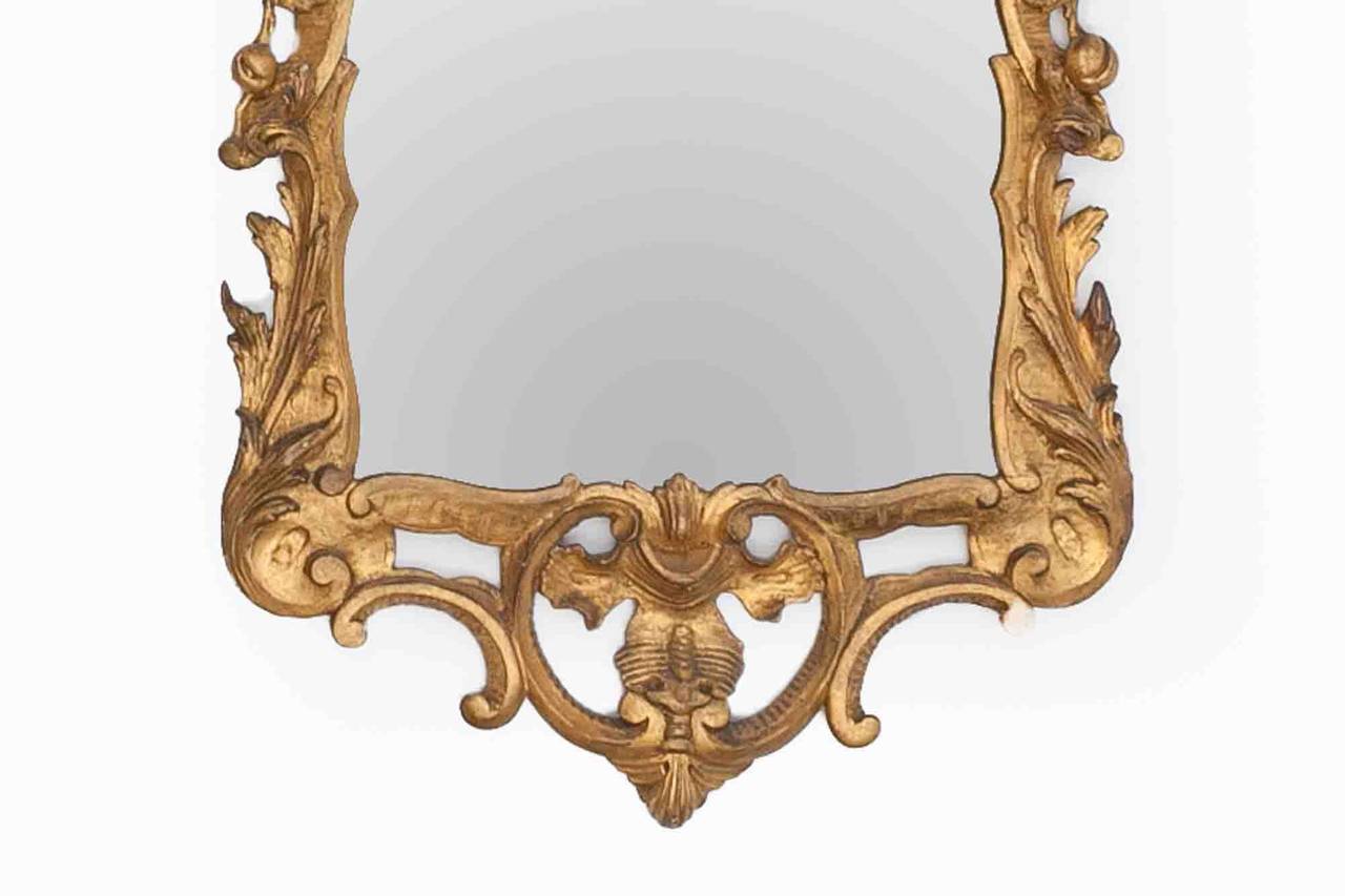 18th Century George III Carved Giltwood Mirror In Excellent Condition For Sale In Dublin 8, IE