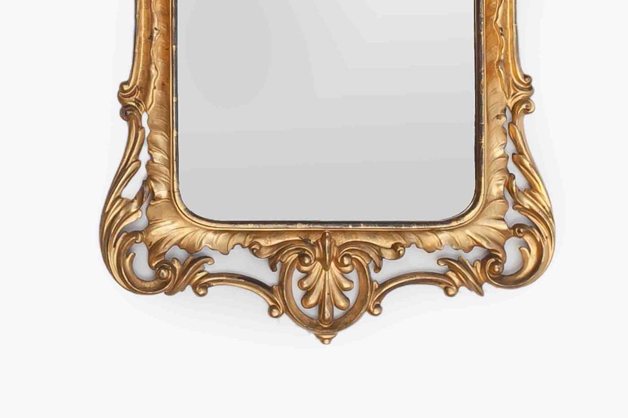 Irish 19th Century Giltwood Mirror