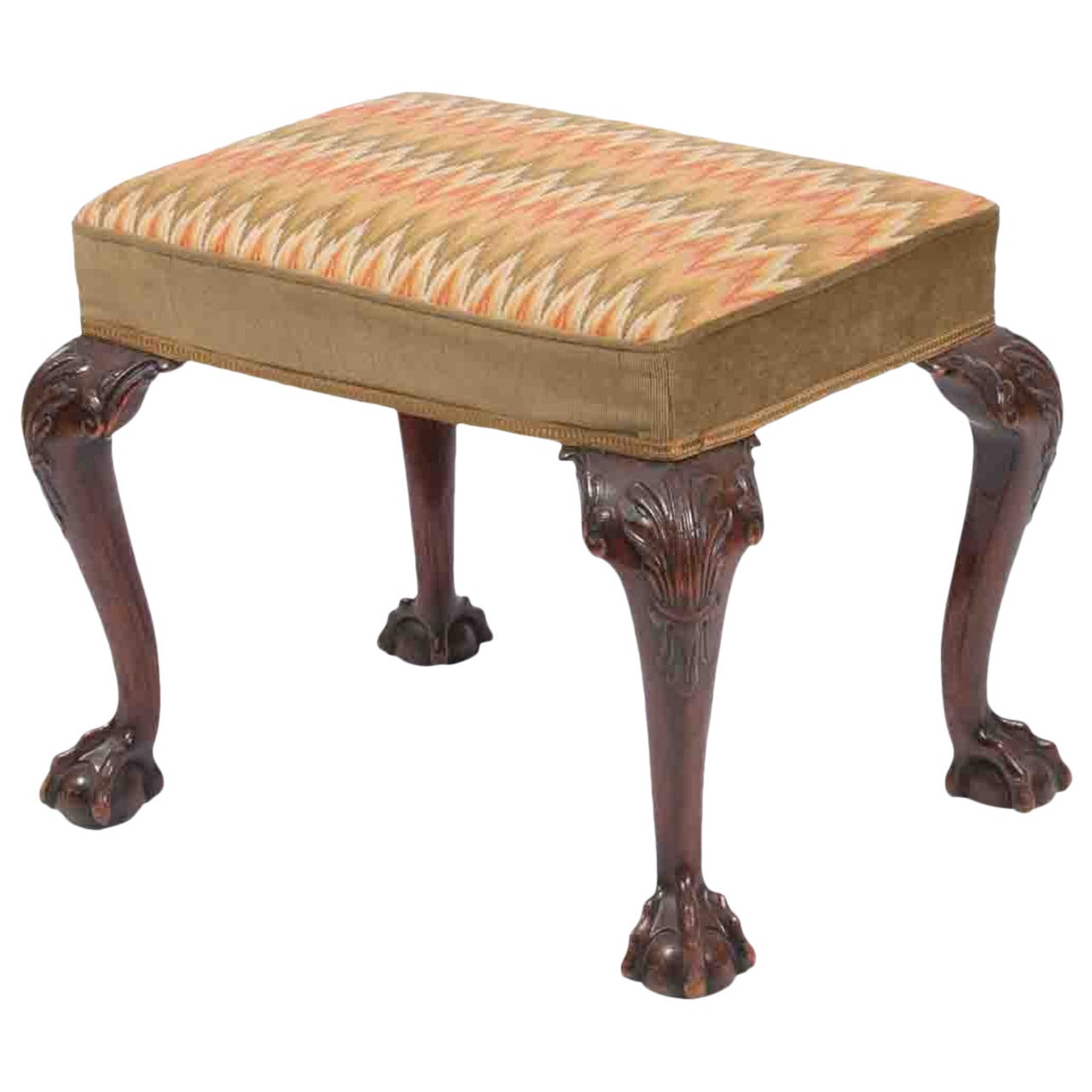 19th Century Mahogany Stool